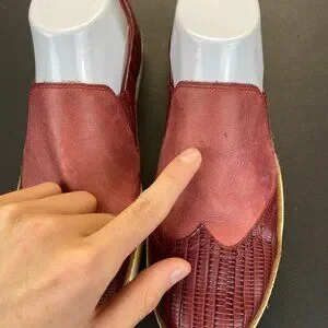 UGG Shoes Ugg Hadria Croco Red Slipon Sneaker Loafer Women Sz